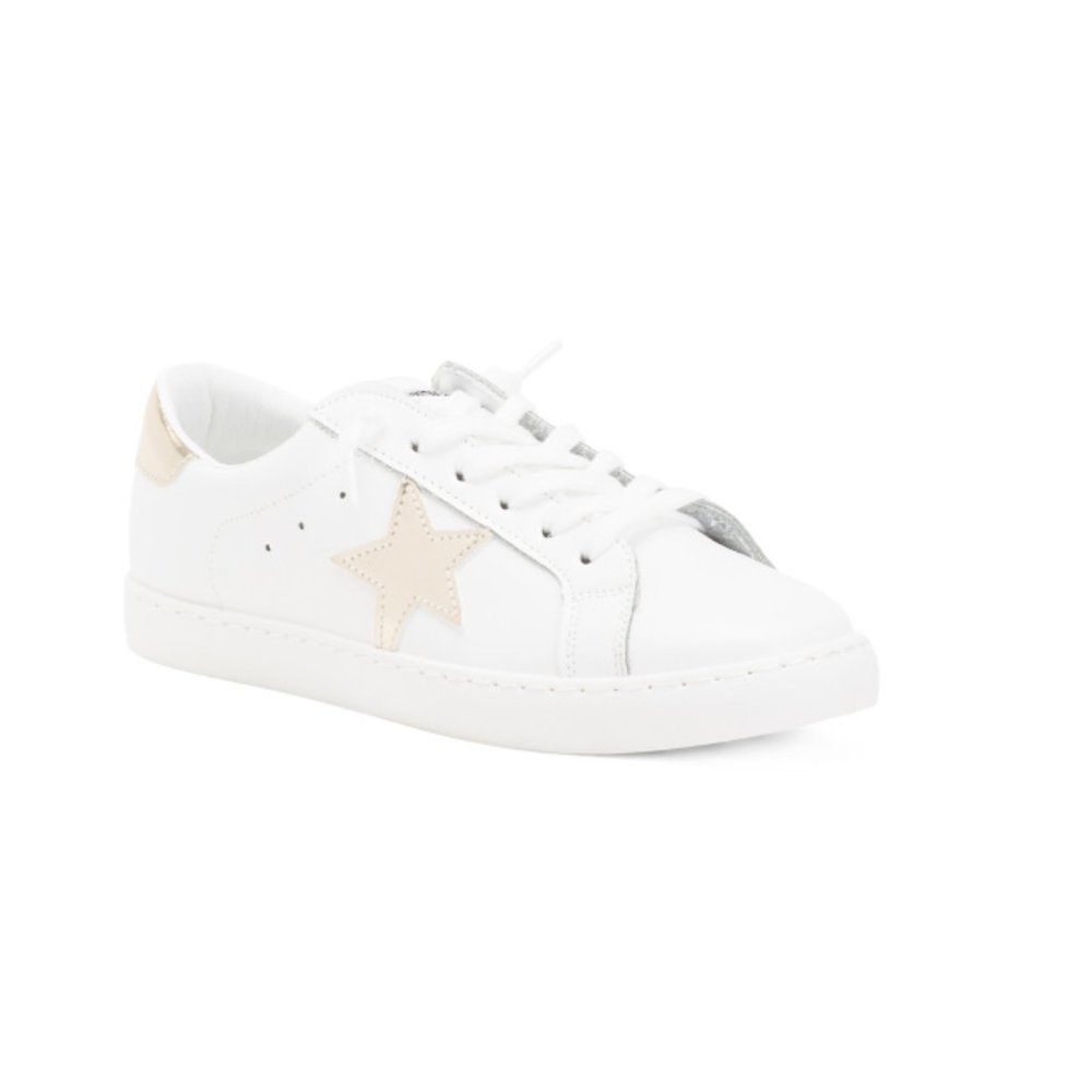 VINTAGE HAVANA White/gold Foil Fashion Sneakers